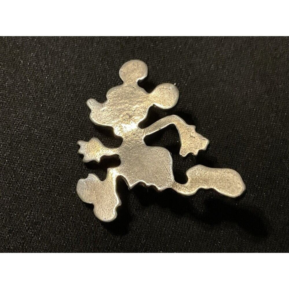 925 Sterling Silver Disney Mickey Mouse Vintage Brooch